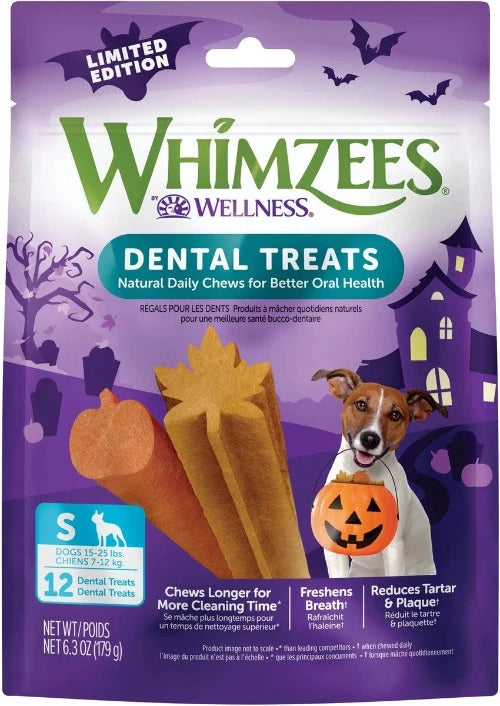 Whimzees Dog Fall Value Bag Small 6.3oz 12ct