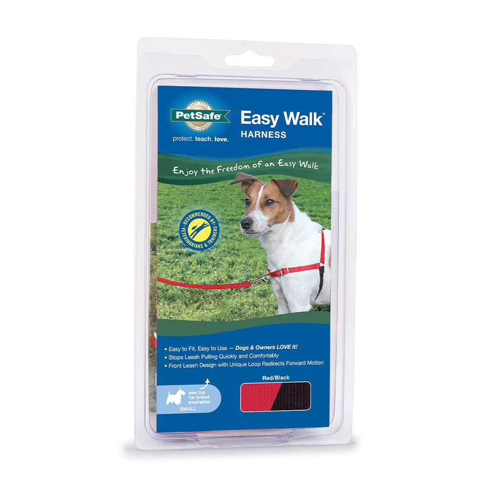 PetSafe Easy Walk No Pull Dog Harness Small Red/Black