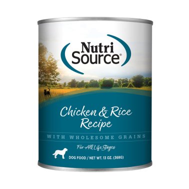 NutriSource Chicken & Rice Formula Dog Food, 13 Oz