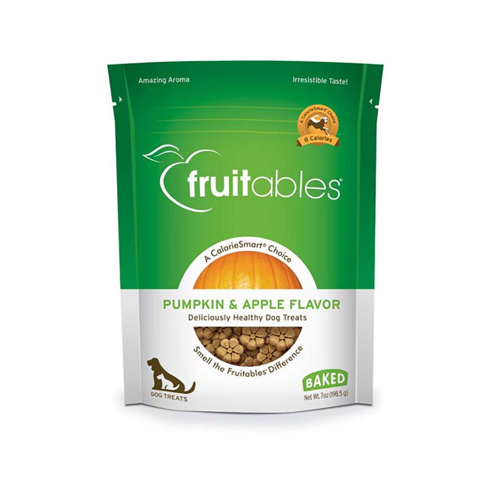 Fruitables Pumpkin & Apple Crunchy Dog Treats 7oz