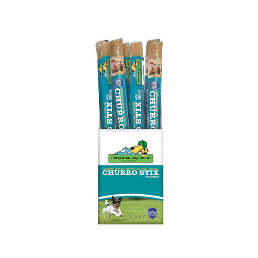 Himalayan Dog Chew Churro Cheese Flavored Dog Chew 10" - 12 per Box