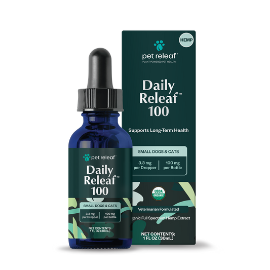 100mg Daily Releaf Hemp Oil Organic