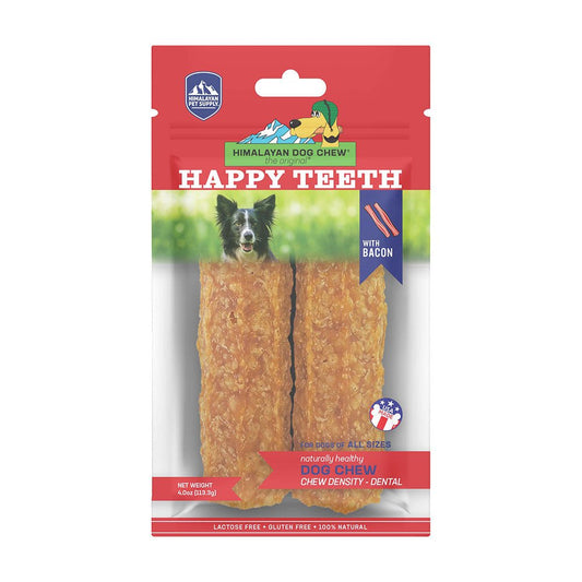 Himalayan Dog Chew Happy Teeth Bacon - 2 Pack