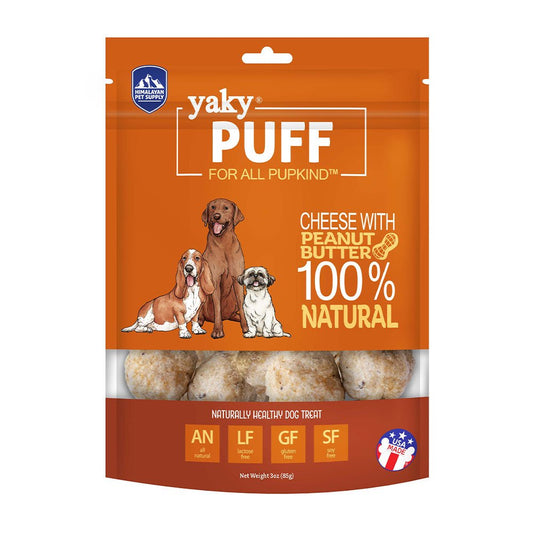 Himalayan Dog Chew yakyPUFF Peanut Butter Flavored Dog Treats 3oz