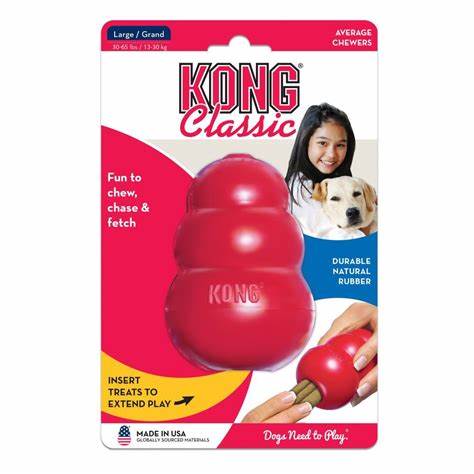 Kong Classic Dog Toy- Large PINK