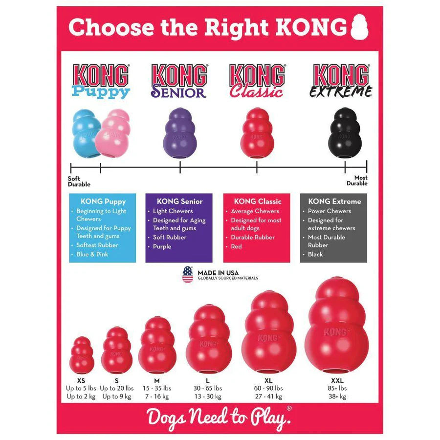 Kong Extreme Dog Toy Medium, Black